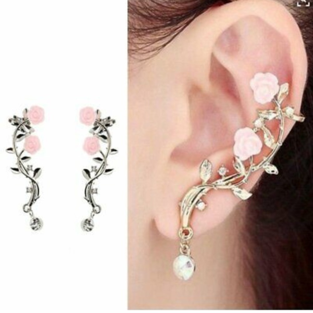 💝 NWOT ROSE DANGLE - Picture 1 of 4